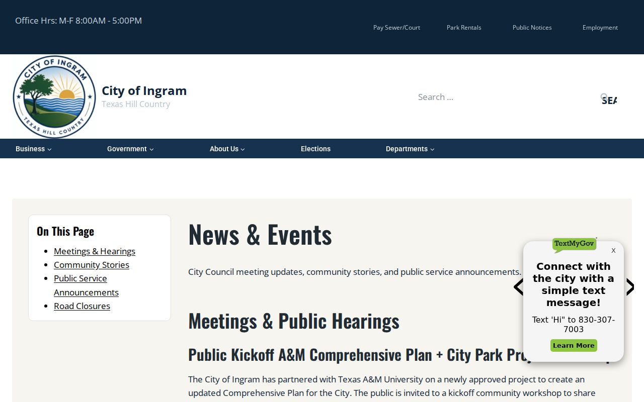 Ingram Police Department Blue Santa community record and public-information follow-up